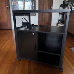 File and storage cabinet with usb charging