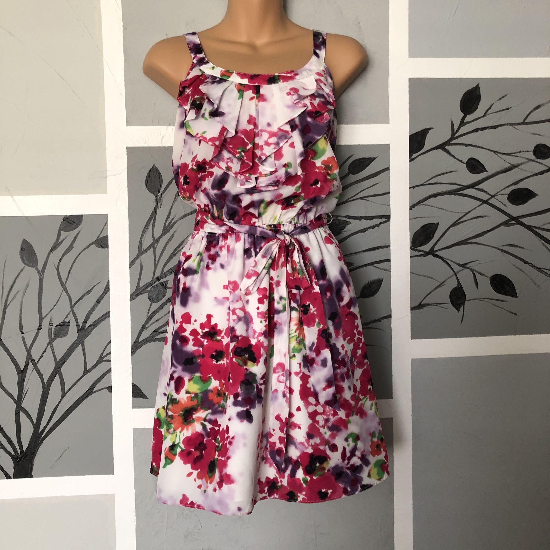 Multicolored Mini Dress