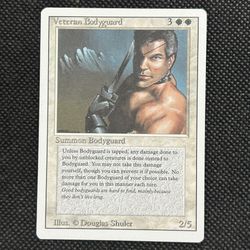 1994 MTG Magic the Gathering Revised Veteran Bodyguard LP Rare