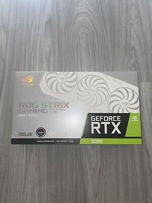 ASUS ROG STRIX GeForce RTX 3090 White OC Edition 24GB GDDR6X Graphics Card

