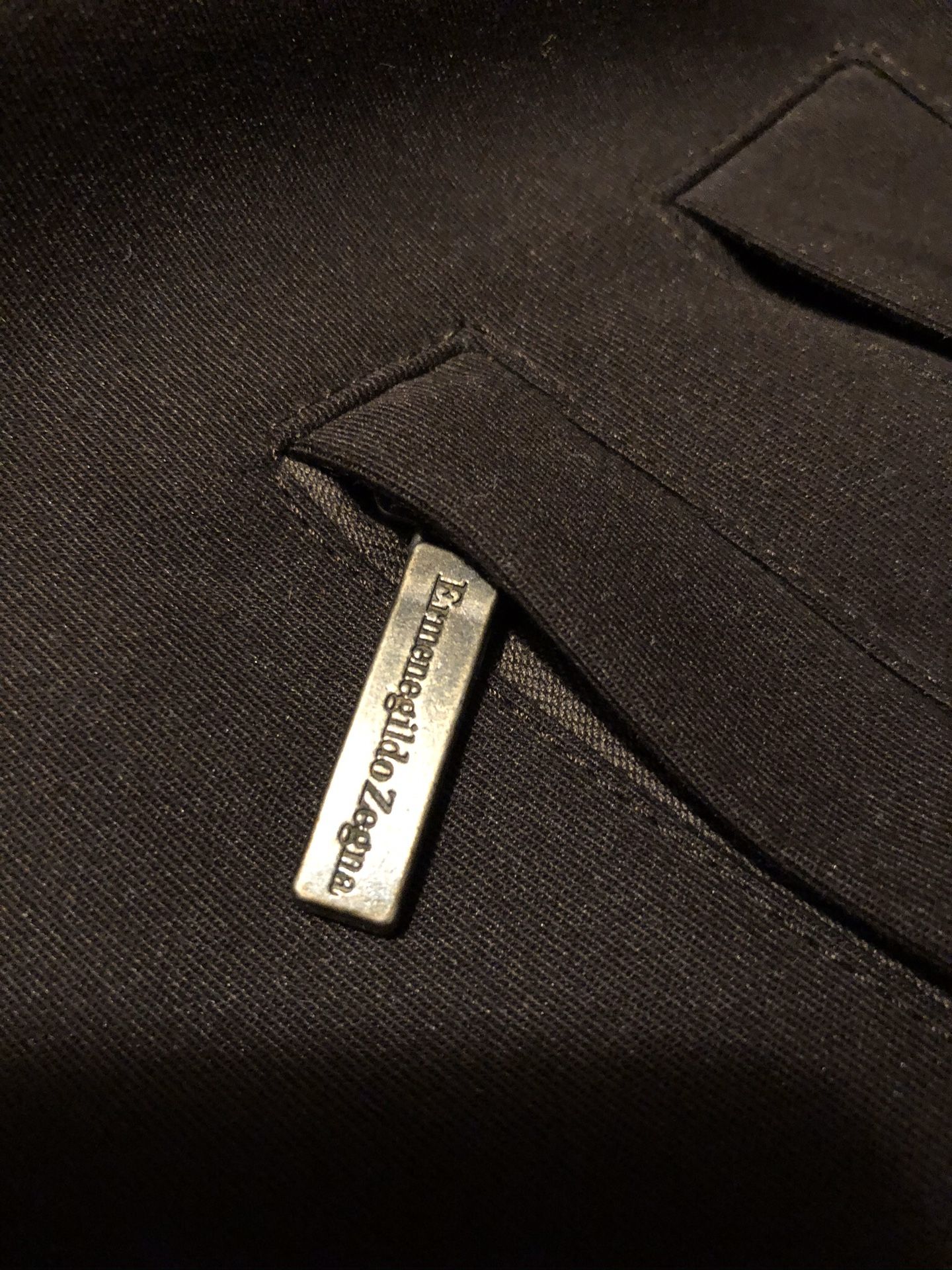 Zegna Cashmere Lined Coat L