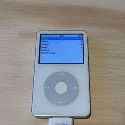 Apple iPod 5th Gen 30GB White Model:A1136 Bad Battery Hold No Charge Read Info!