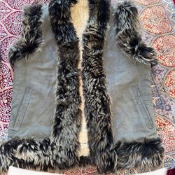 Sheep Skin Fur Vest 