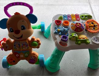 Fisher Price Baby Activity Table & Learning Walker