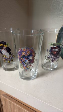 Ed Hardy Glassware