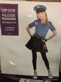 Halloween Costume "Cutie Police" size 8 to 10 years old
