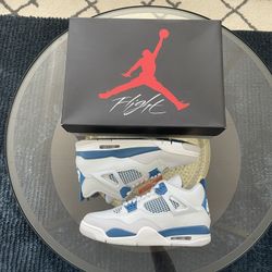 Air Jordan 4 Retro - 🔵Military blue🔵 - Size: 9.5M - |DS|