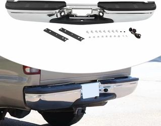 Super Duty Rear Step Bumper Assembly for 1(contact info removed)Ford F250 F350 |Chrome, W/o Reversing Radar Hole