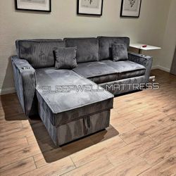 New Dark Gray Sofa 