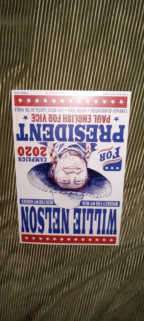 Original Bought At A Willie Nelson/Billy Strings Concert In Connecticut Colectable Magnet