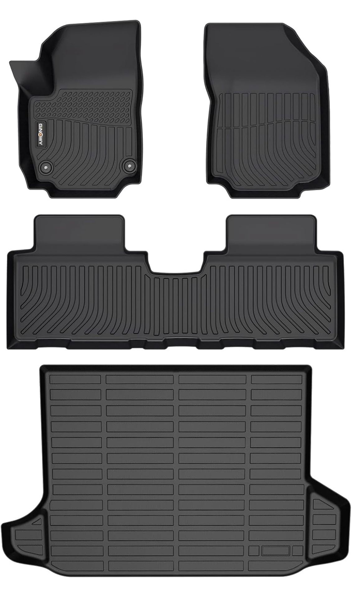 Floor Mats & Cargo Liner for Chevy Equinox, for GMC Terrain 2018-2023 2024, TPE All Weather Protection Car Mats Terrain, Custom 2024 Terrain Floor Lin
