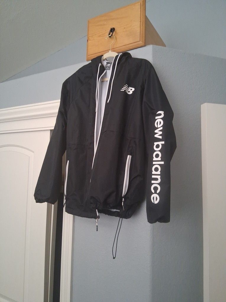 Black NB Windbreaker
