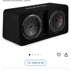 (2) 12” Custom Kicker Subs