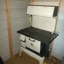 Antique wood cook stove