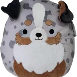 Squishmallow Official Kellytoy Collectible Pet Squad Dogs Cats Bunnies Frogs Squishy Soft Animals (Grey/White, 16”)