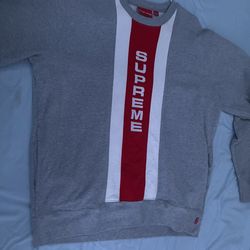 Supreme Vertical Logo Crew Neck