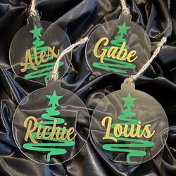 Handmade Acrylic Flat Ornaments 