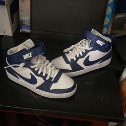 Navy Blue And White Size 7 