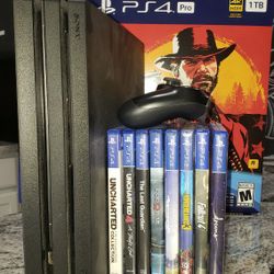 PS4 Pro with Uncharted, Horizon, God Of War + 5 More Games
