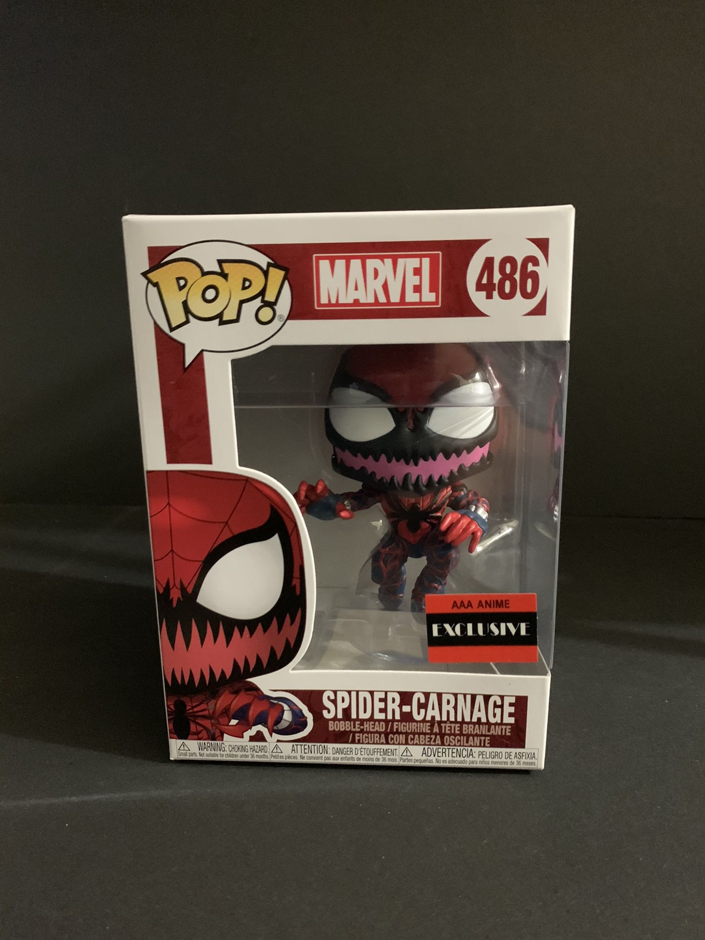 Funko Pop AAA Anime Exclusive Spider Carnage