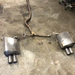 Subaru WRX exhaust system