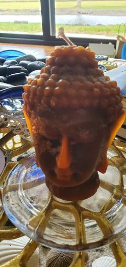 $8 Buddha Head Meditation Candle 