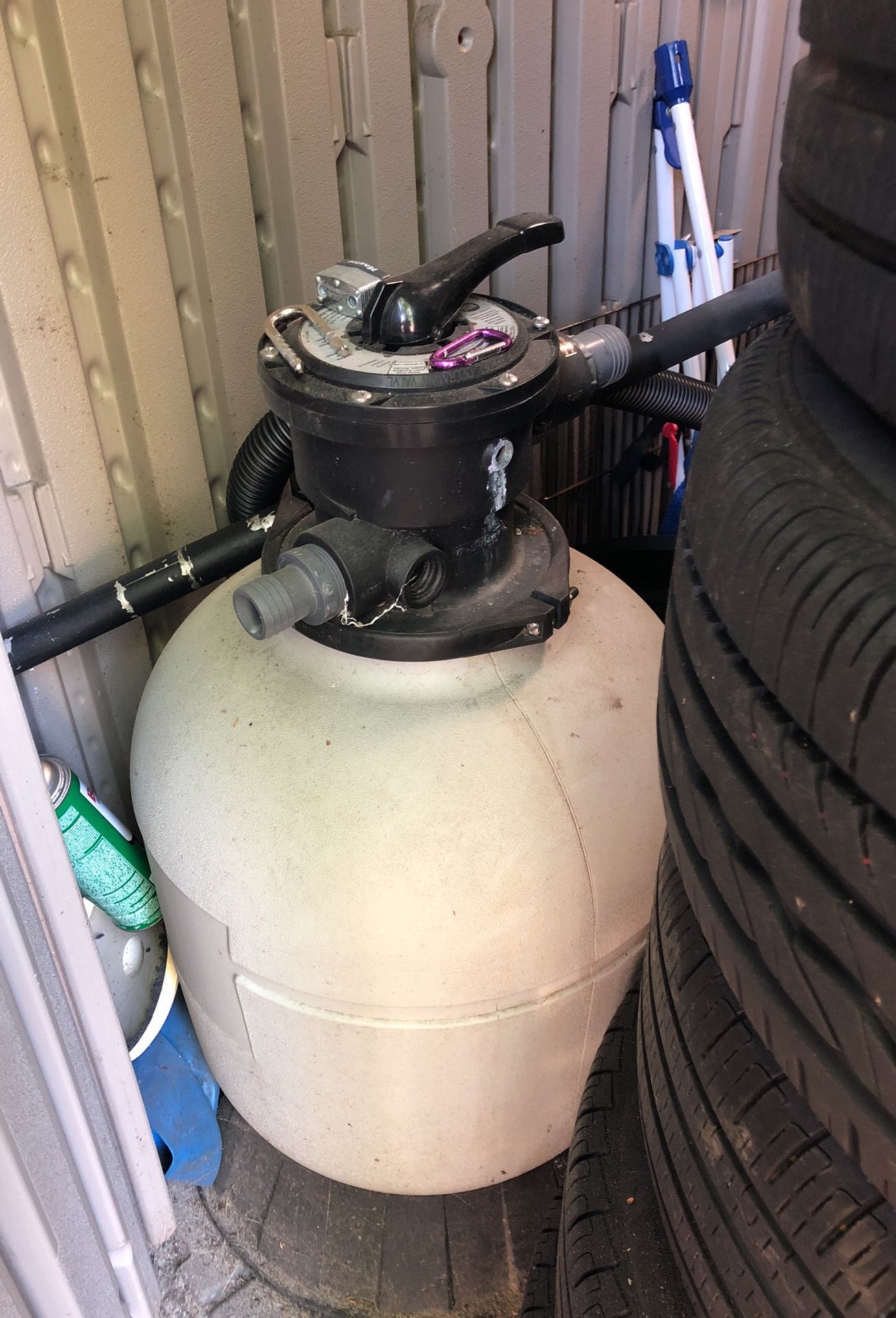 Sand filter for pool and pump