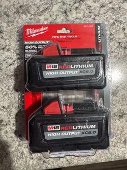 Milwaukee M18 XC6.0 Battery 2-Pack (48-11-1862) – NEW Sealed