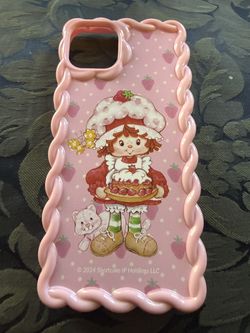Strawberry shortcake iPhone 15 plus case