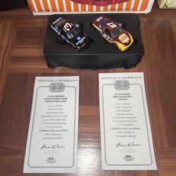 Matchbox Victory Lane NASCAR 1:64 Die Cast Cars, #3 Earnhardt, #87 Nemechek