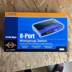 Linksys 8 Port Workgroup Switch new