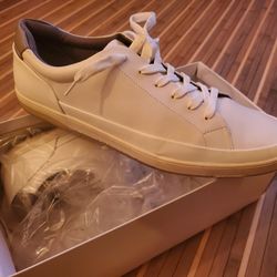 Calvin Klein Ward Sneaker Leather White Size Mens 13