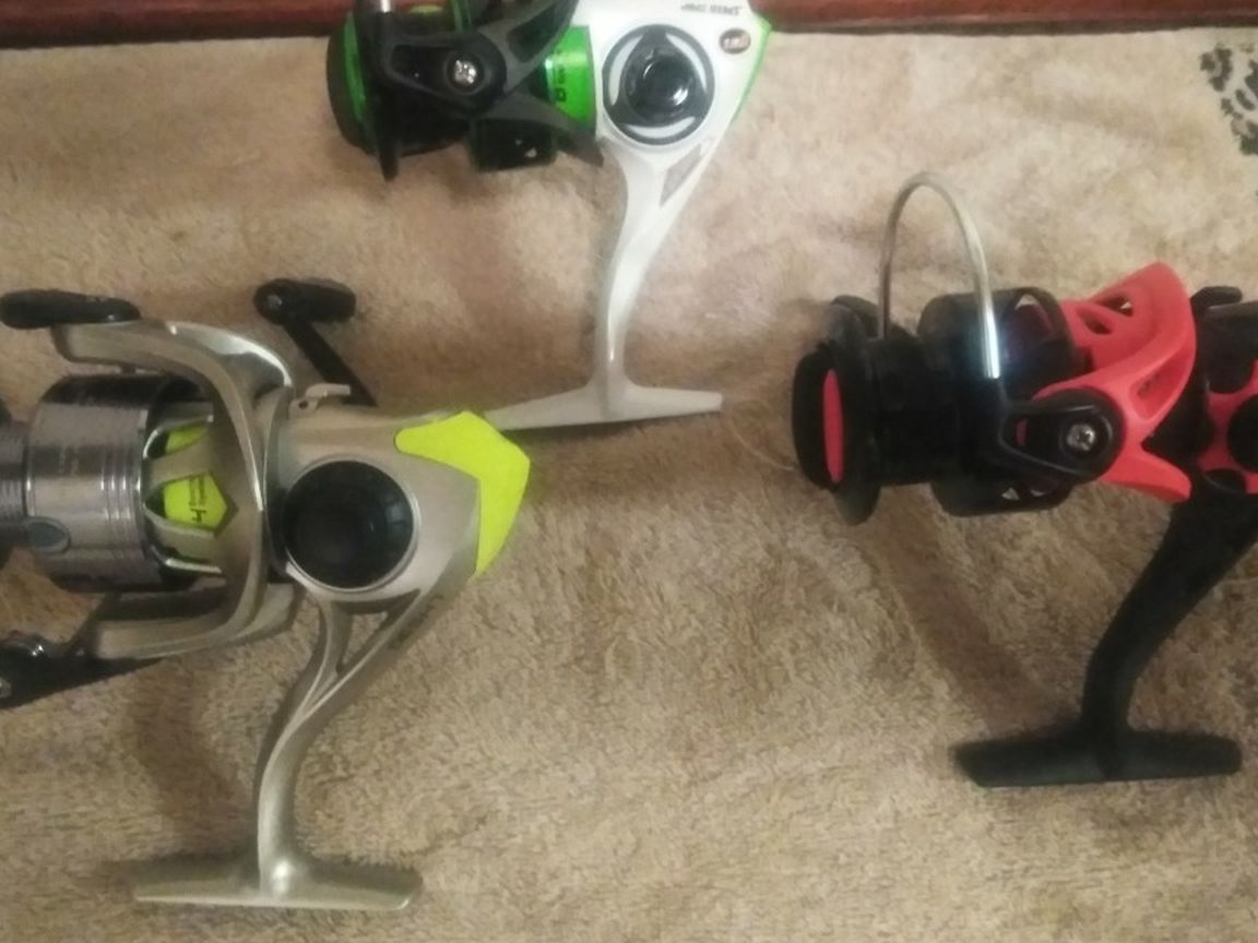 6 Fishing 🎣Reels For $160