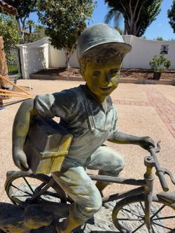 LIFE SIZE BRONZE BOY COLLECTIBLE  AT AN AMAZING PRICE!! MAKE OFFER $$ In Rancho Santa Fe