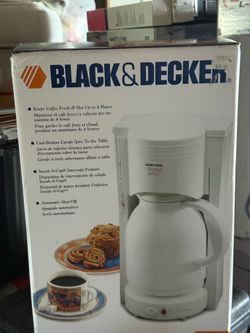 📦 Vintage Black & Decker Thermal Select 8-Cup Coffeemaker – Model TCM300 (In Box)