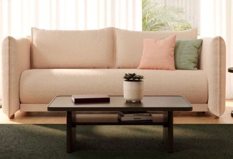 Byron Sofa Bed 92" (3.5-Seater), Sandbank (Luxe), Like New, Perfect Condition