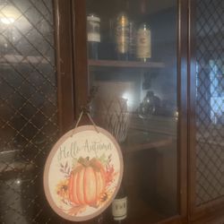 Solid Wood Dining Cabinet 