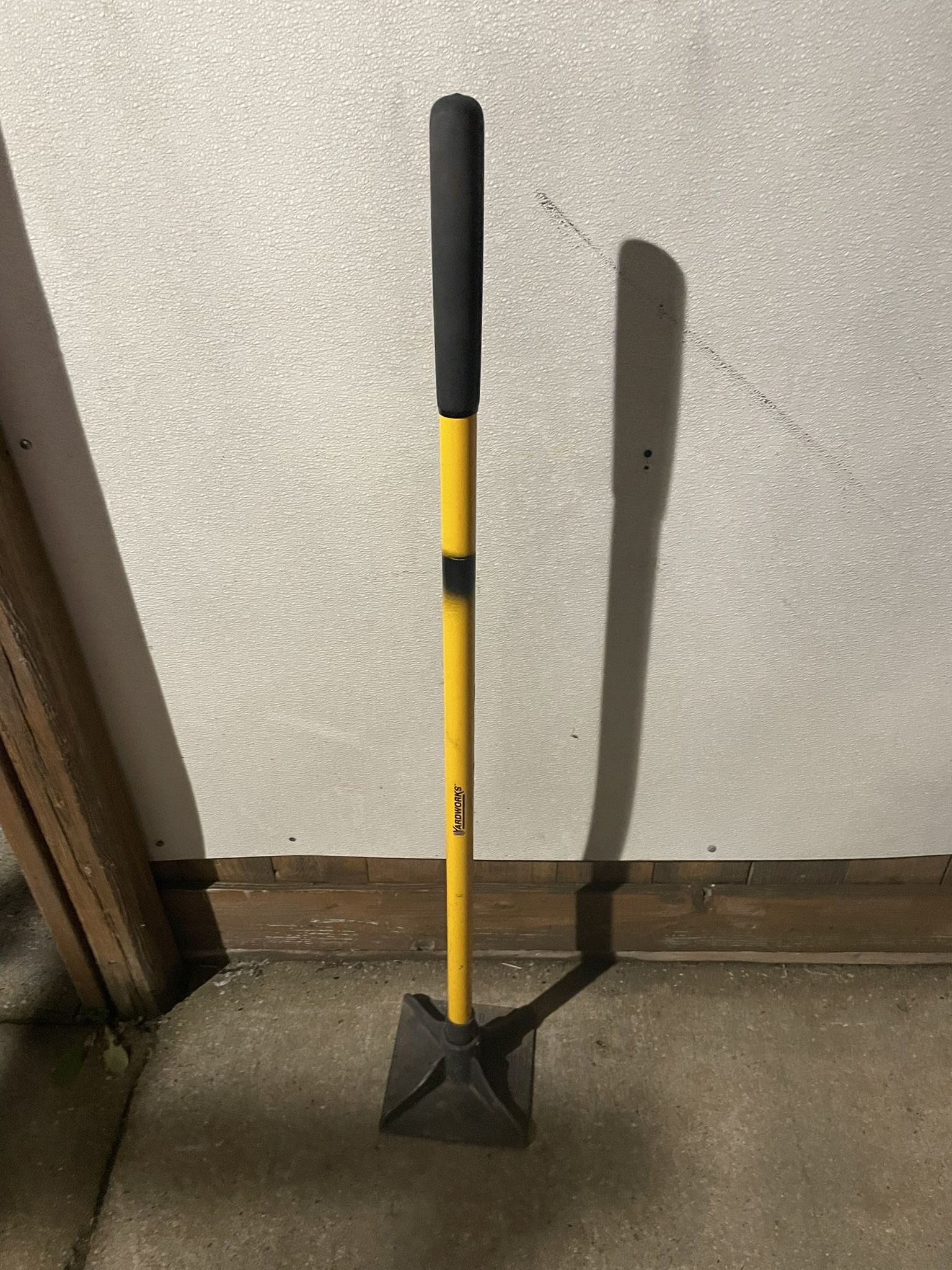 Heavy Duty 8"x 8" Steel Ground Tamper Tool for Garden Yard