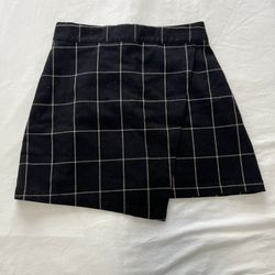 Forever21 Square Pattern Mini Skirt / S