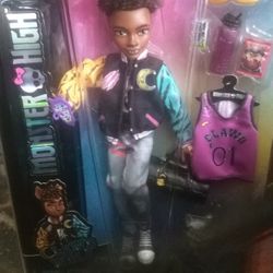 New Monster High Doll Clawd Wolf