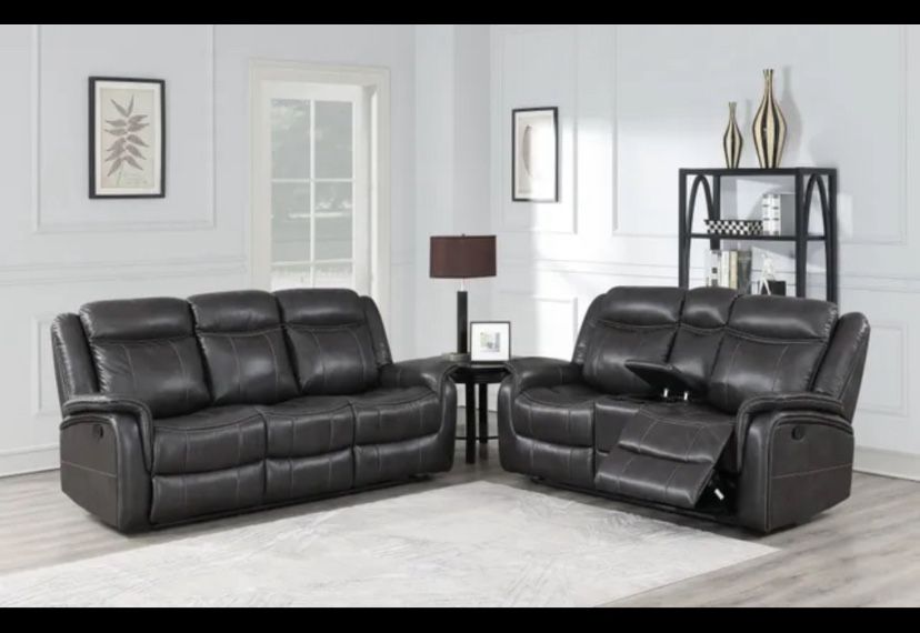 Reclining Sofa And Loveseat Couch Set 