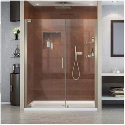 DreamLine Elegance 58x72 Semi-Frameless Pivot Shower Door