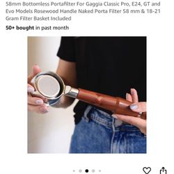 KNODOS Bottomless Portafilter 58mm