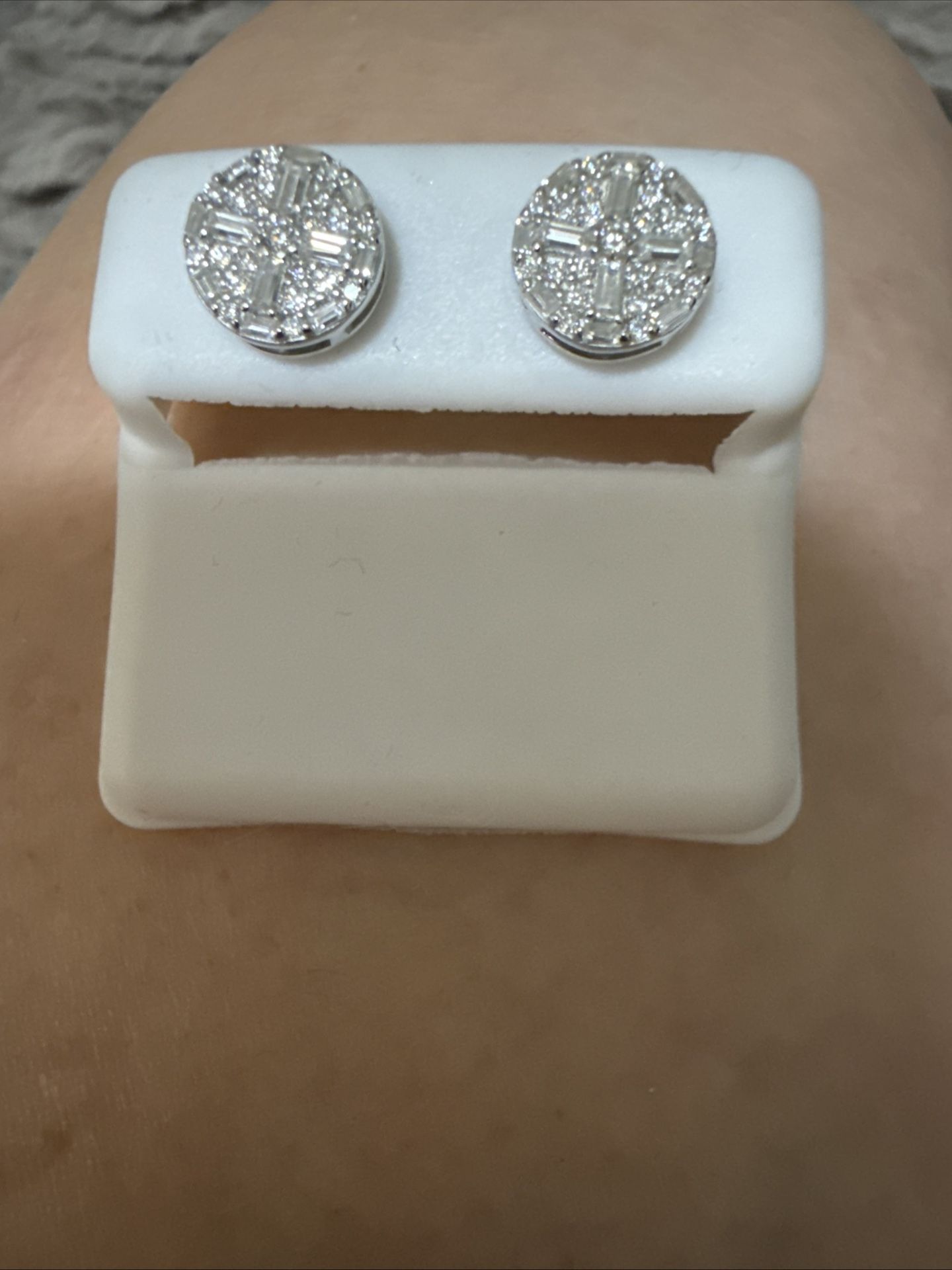 New Sterling And Moissanite Earrings
