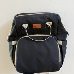 diaper bag with changing station 