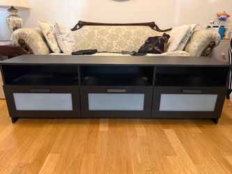 Black IKEA BRIMNES TV unit/Stand