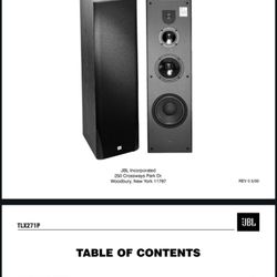 JBL Full Range Tower Speakers 2