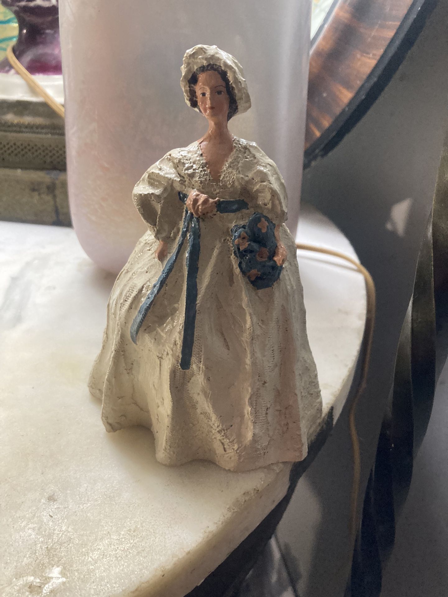 Handmade Wooden Colonial Type Figurine