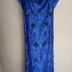 Strapless Dress Beaded Size XS