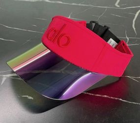 Alo yoga airlift solar visor red